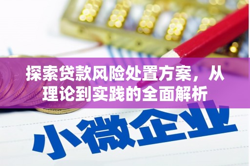 柘荣探索贷款风险处置方案，从理论到实践的全面解析