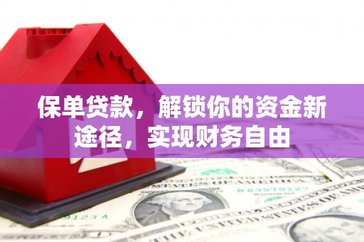 柘荣保单贷款，解锁你的资金新途径，实现财务自由