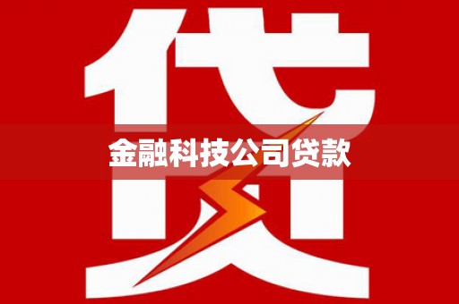 柘荣金融科技公司贷款